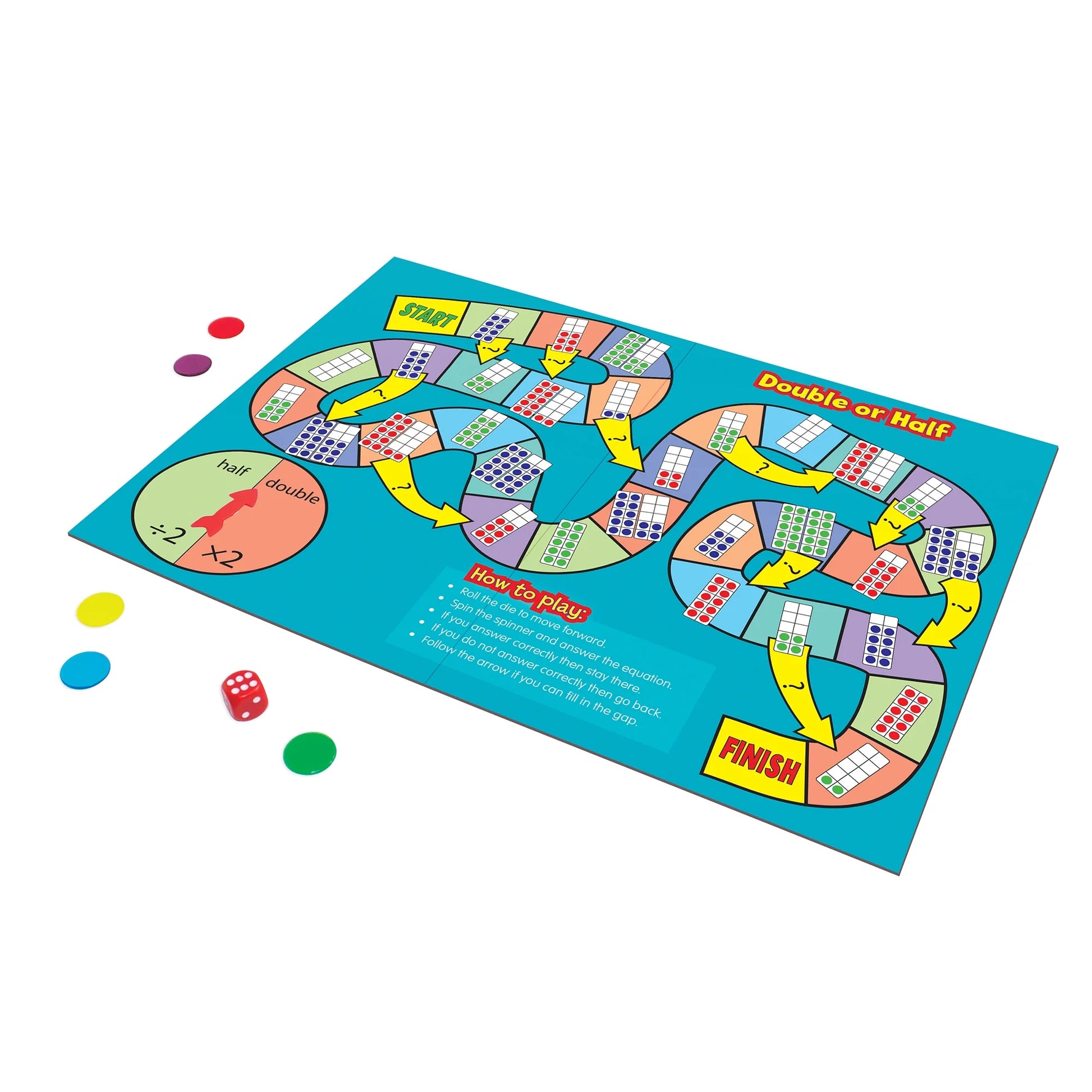 Math Board Games  for Ages 5-6 Kindergarten Grade 1 Learning, Math, Perfect for Home School, Educational Resources