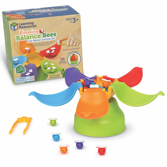 Blooming Balance Bees Fine Motor Sorting Set, Preschool Toys, Ages 3+