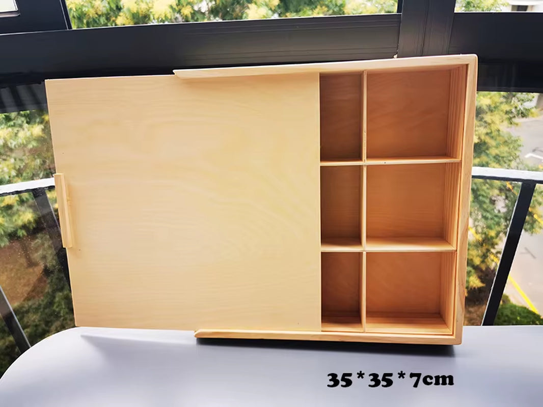Children Rainbow Wood Blocks Loose Parts Toy Mushrooms Montessori Wooden Droplets Jigsaw