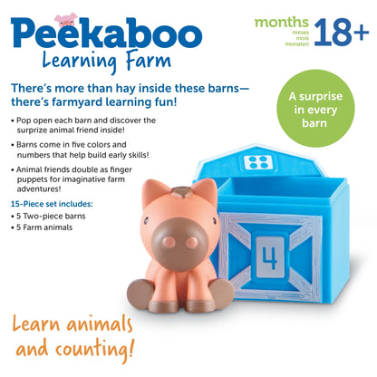 Peekaboo Learning Farm - Toddler Toys Activities, Ages 18 Months+