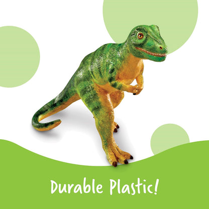 Jumbo Dinosaurs - Toddler Outdoor Toys, Animal Figurines, Montessori, Fine Motor Skills, Imaginative Play, Gits for Boys and Girls, Preschool Counting, Triceratops