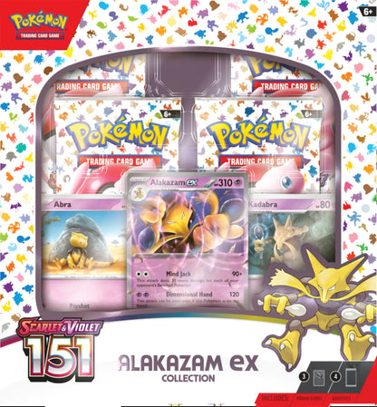 Pokemon Trading Card Games Scarlet & Violet 3.5 151 Collection Alakazam Ex - 4 Pokemon TCG: Scarlet & Violet—151 Booster Packs